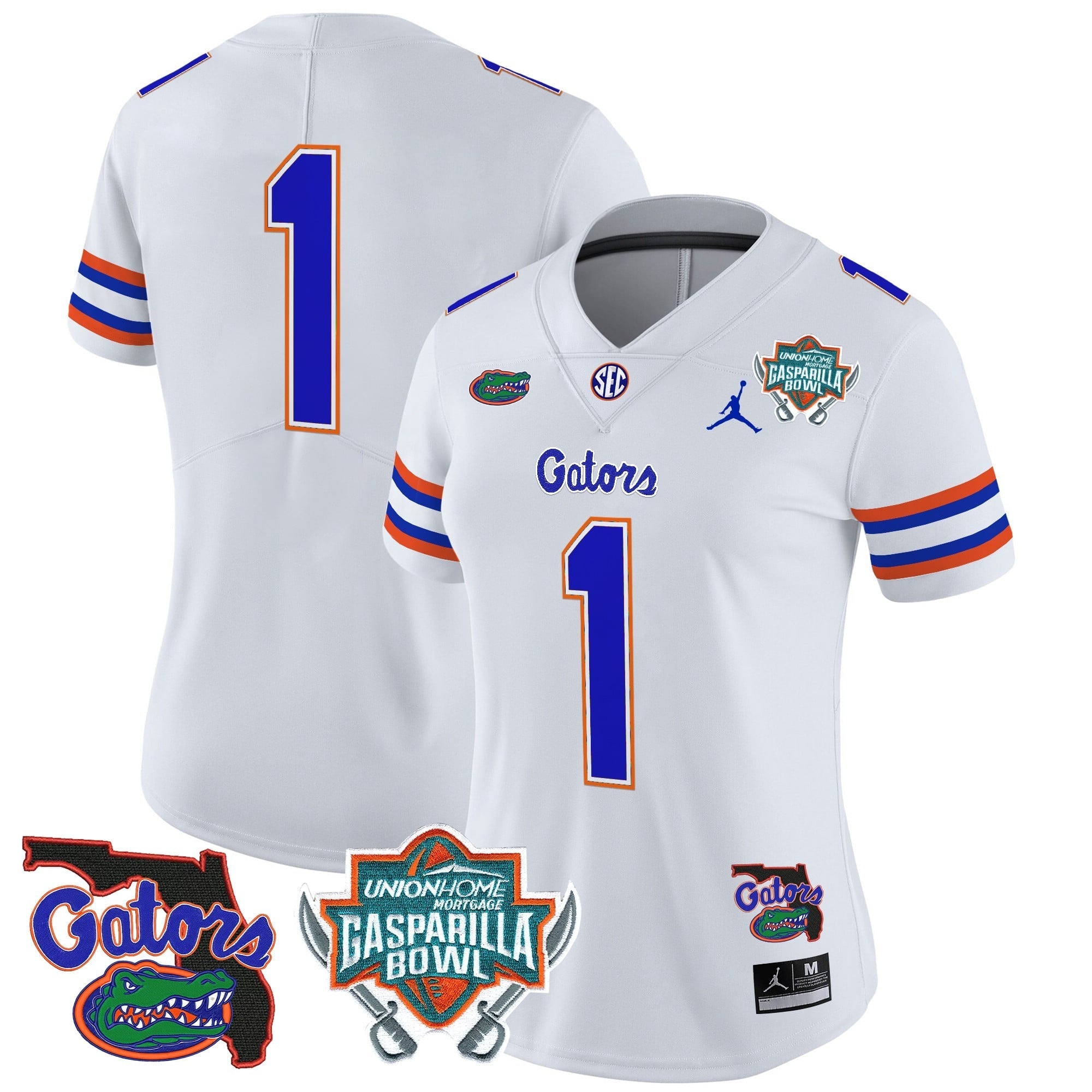 Women's Florida Gators 2025 Gasparilla Bowl Patch Vapor Limited Jersey - All Stitched